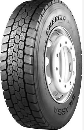 Side view of the Lassa Energia 330D drive-axle truck tyre