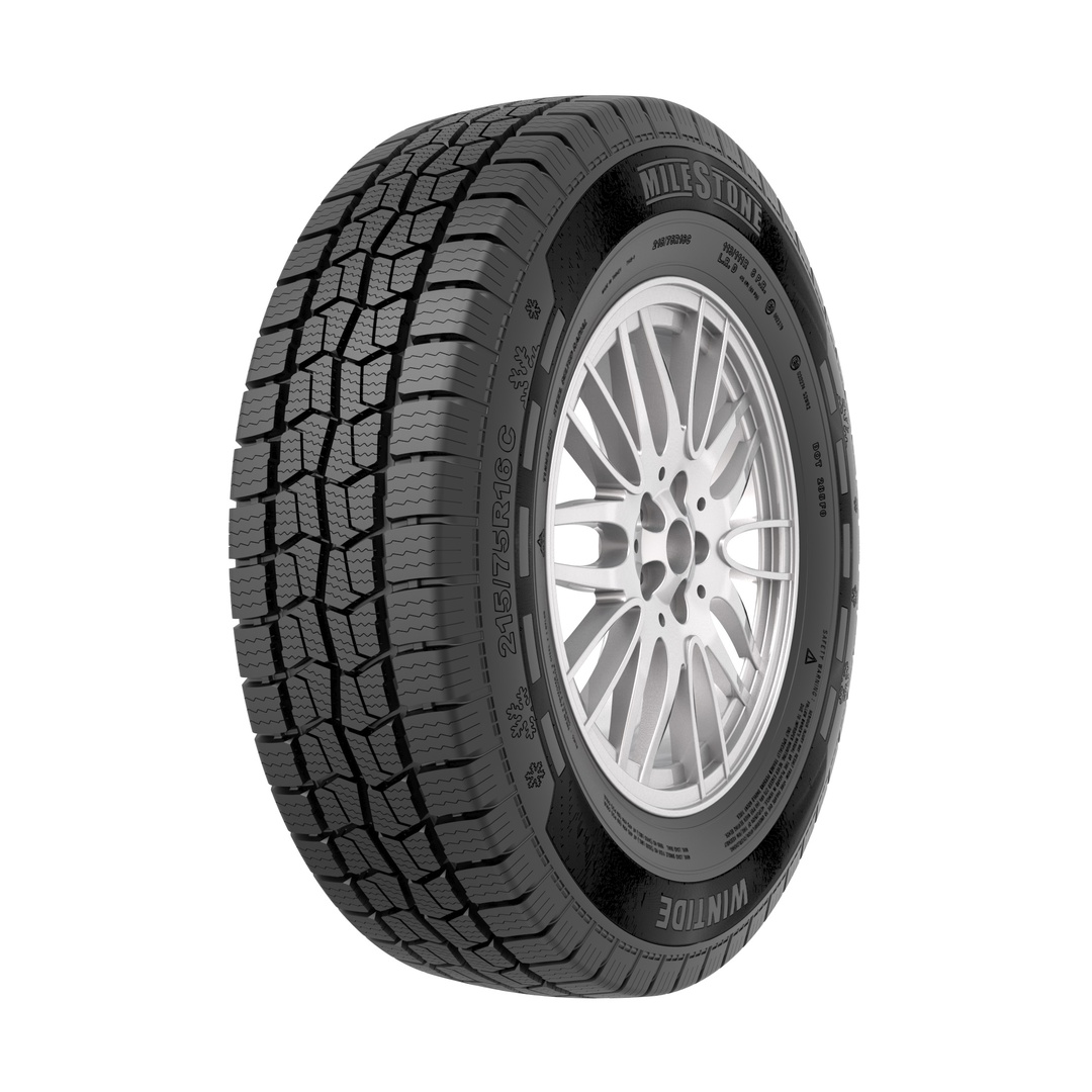 Side view of the Milestone Wintide light commercial winter tyre