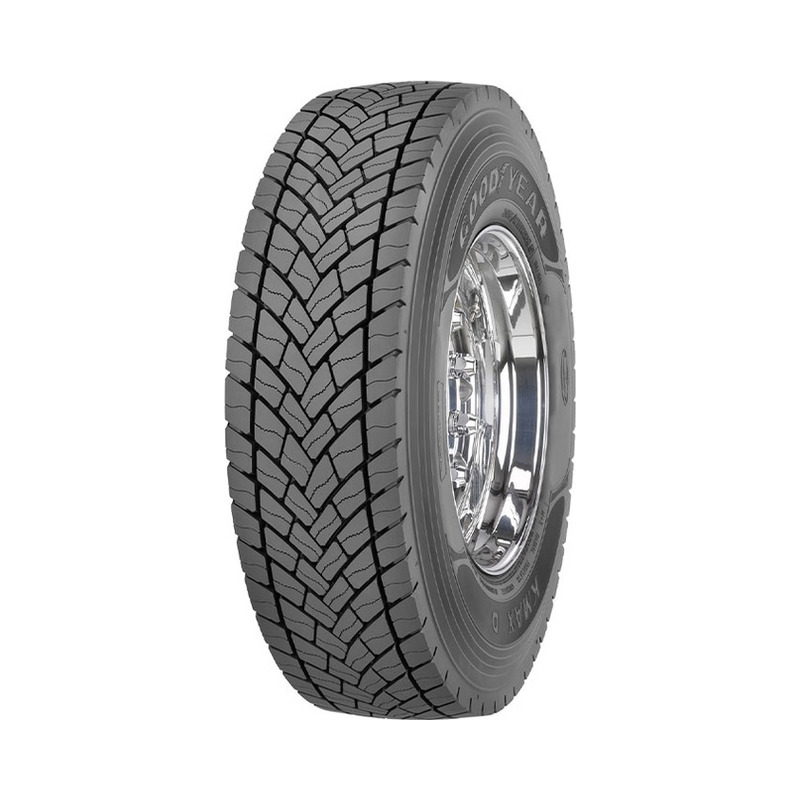 Goodyear KMAX D çeker aks kamyon lastiğinin yandan görünümü